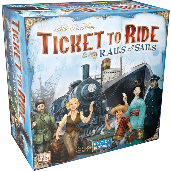 Ticket to Ride: Rails & Sails - A Board Game av Days of Wonder | 2-5 spelare - Brädspel