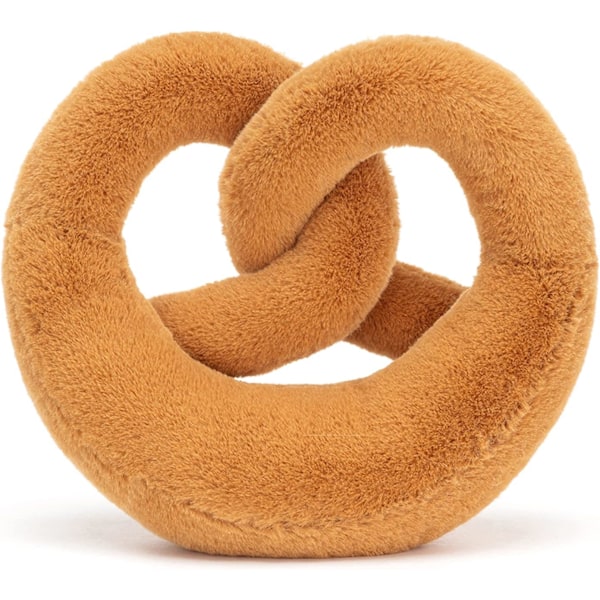 Jellycat Amuseables Pretzel Plyschleksak, 18 cm | Matplush | Rolig Present Idé