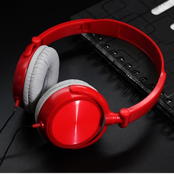 Trådlösa hörlurar med mikrofon, over-ear, bas Hifi-ljud, musik, stereohörlurar för iPhone Xiaomi Sony Huawei PC White