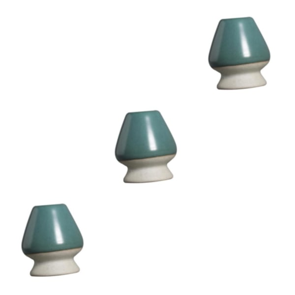 1/2/3 Käsintehty Matcha Vispiläteline Teeseremonia Teepalvelu Vihreälle 6 x 7cm 3Set 3Sets Green 6 x 7cm