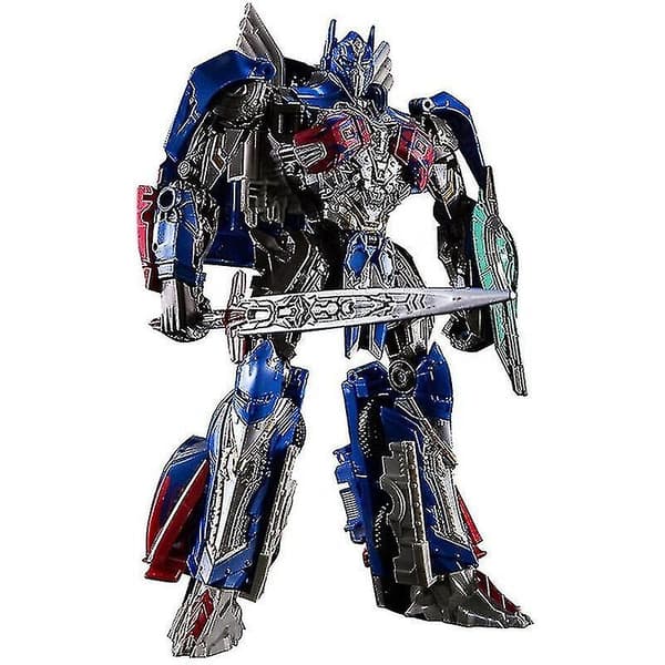 Transformer toy Optimus Prime toy, transformable car robot, transformable action figure model, children's birthday gift