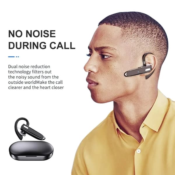 Trådløse Bluetooth-hodetelefoner med strømdisplay for løping og trening, kompatible med iOS PC bærbar PC nettbrett