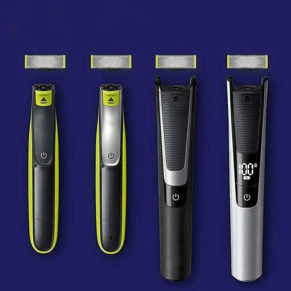 Philips Oneblade til klinge skæg barbering hoved Qp210 Qp220 Qp230 Qp2520 Qp2530 Qp2527 Qp2533 Qp2630 Qp6520 (2024) 2 stk T-form T shape 2 Pcs