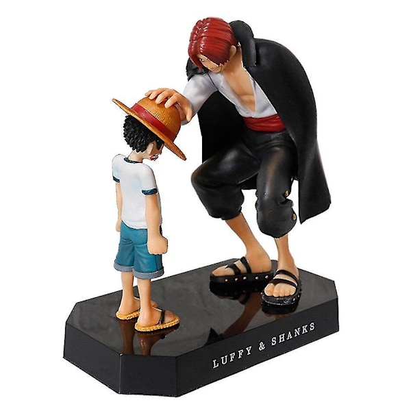 One Piece Luffy Shunks PVC Action Figurer Legetøj 18cm One Piece Anime Monkey D Luffy Figurine Legetøj Dukker