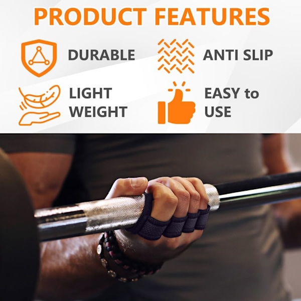 Grip Pads, 1 Pari Fitness Grip Pads -otteita, Neopreenivuoratut Käsineet, Kehonrakennus Grip Pad Vaihtoehtona Fitness-käsineille