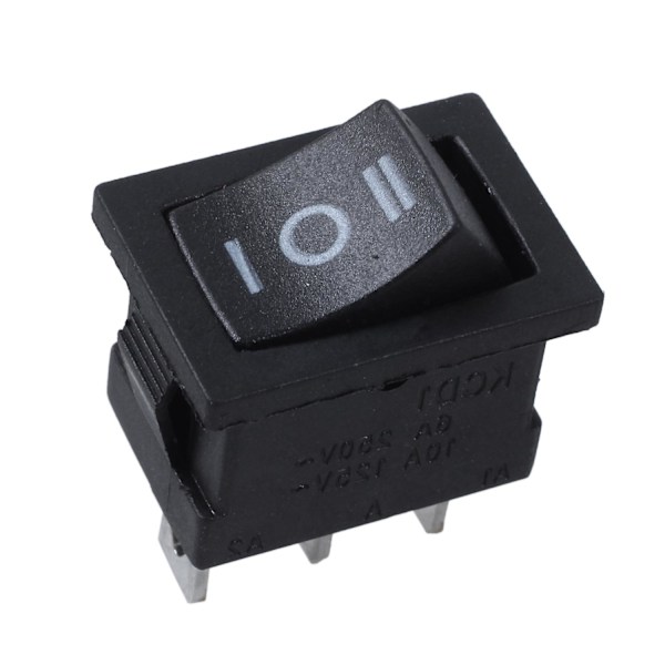 SPDT På-Av-På 3-Positions Snäpp-In Båtvippströmbrytare AC 250V/6A 125V/10A {hh} As Shown