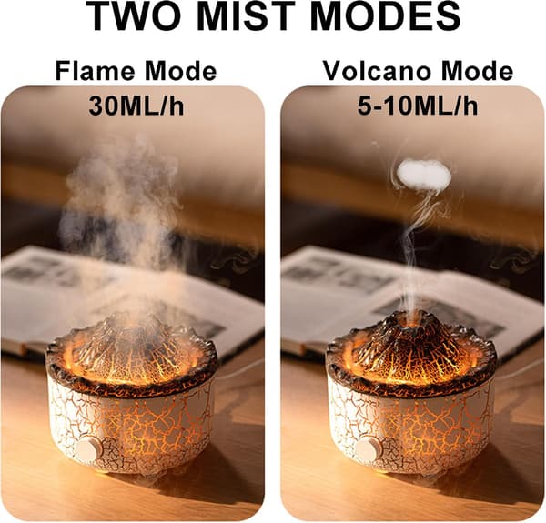 Ultrasonisk luftfugter med fjernbetjening, 2 spraytilstande, 560 ml aromaterapi-diffuser til hjemmeluftfugter, hvid