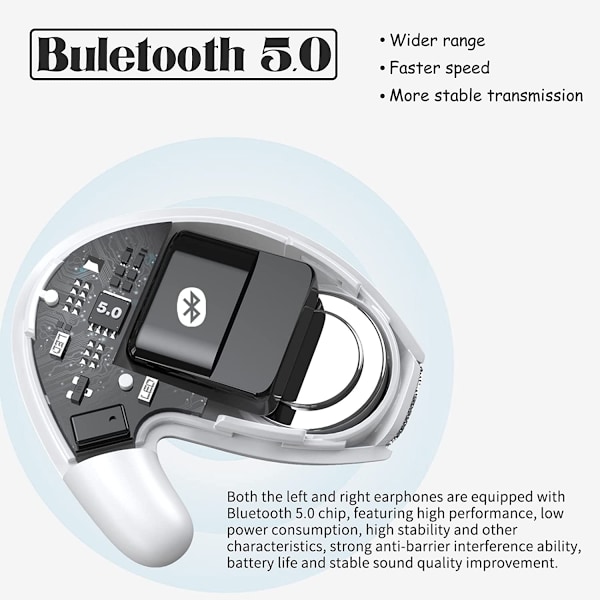 Bluetooth Hovedtelefoner til Søvn, Støjreducerende Hovedtelefoner til Sovning, Hovedtelefoner til Sidesovere (Mørk Sort) 2.5A