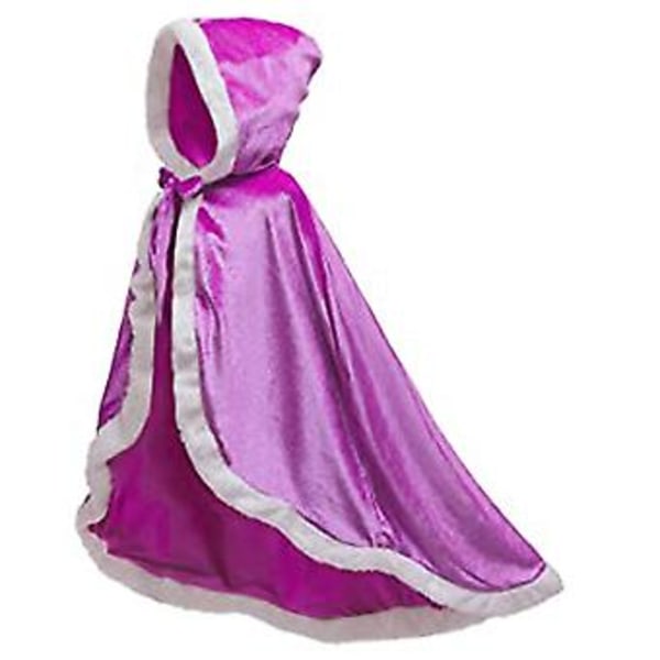 Julekjole for barn Frozen Prinsesse Elsa Kapp Sjal Jenter Scene Kostyme Elsa Sjal 120 Rosa