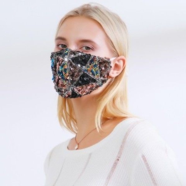Sommer mesh paillet hat dame åndbar solhat rejse all-match koreansk baseballkasket andenæb kasket Black mask Adjustable