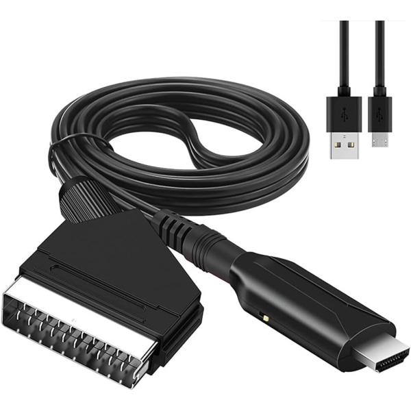 Scart till HDMI-omvandlare, Scart till HDMI-kabel, Scart till HDMI-adapterkabel, Video Audio Converter