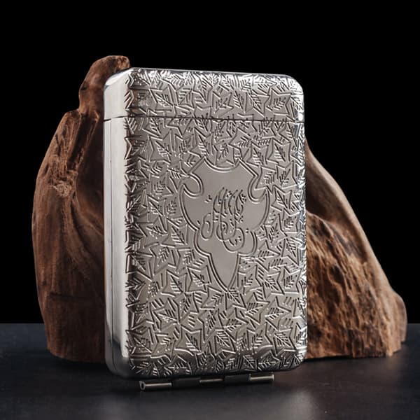 Three Open Alloy Cigarette Case Peaky Blinders Creative 3-sided Engraved Men's Model