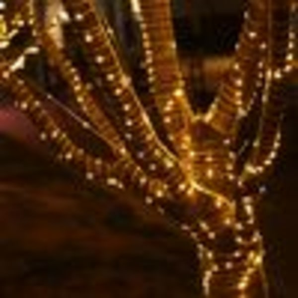 Lyslenke 50M 400 LED Varm Hvit Vanntett 8 Lysmoduser for Innendørs Utendørs Fest Hage Bryllup Juledekorasjon