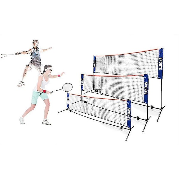 Portabelt Vikbart Enkelt 3m 4m 5m 6m Tennisnät Badmintonnät -HG 6.1M