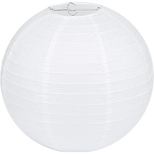 Papperslyktor (vita 15 cm (6 tum) 12 st)
