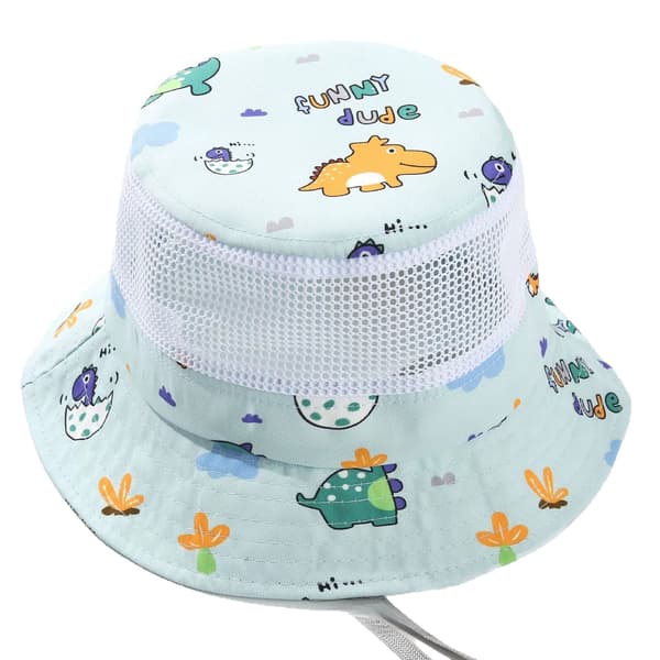 Babyhatt, tynn sommerstil, gutter og jenter, pustende netting blue 54