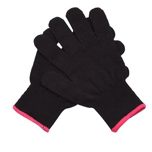 Advancethy Värmebeständiga Handskar för Frisörer, Värmeisolerande Handskar för Hårfön Hot Pink