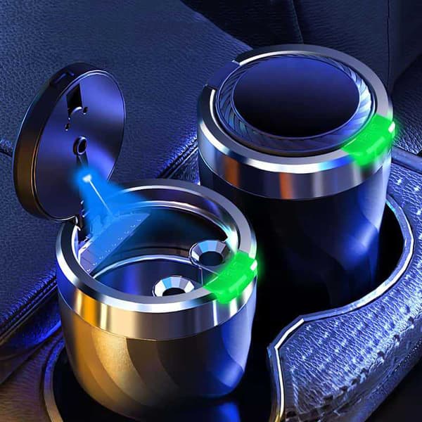 Bilaskebeger med LED-lys Universal legeringsaskebeger Brannhemmende 1