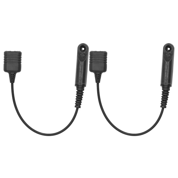 2 stk. Walkie Talkie Audio Kabel Adapter Headset Adapter til UV-9R Plus K Port 2 Pin Headset{hh} 0.2