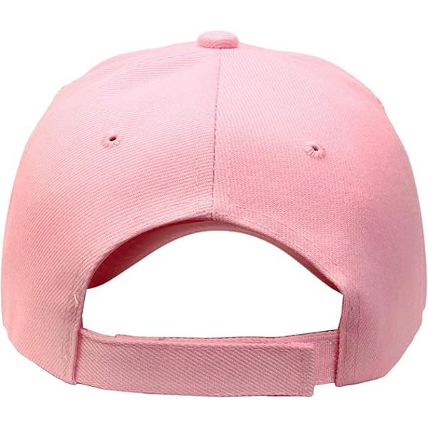 Säädettävä baseball-lippis juoksuharjoitteluun ja ulkoiluun, kaikki vuodenajat pink