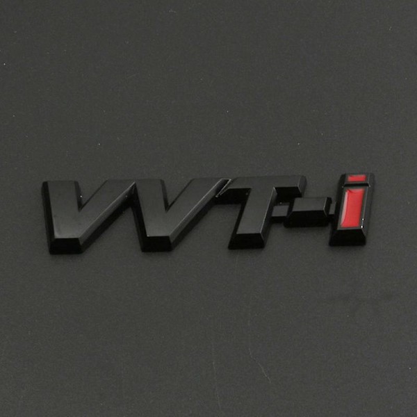 3D Metallinen Musta VVTi Logo Kirjaimet Auton Lokasuojan Merkki Takaluukun Merkki Toyota Camry Corolla Yaris RAV4 Auris VVTI Tarra Lisävarusteet