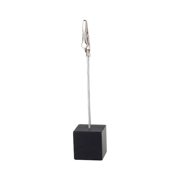 10 svarta memoklämmor 11,7 cm