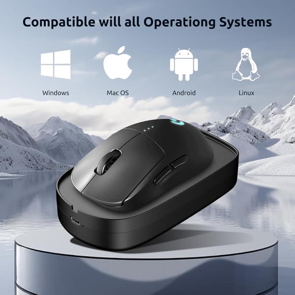 Automatisk Mus Jiggler USB-driven Håll PC Vaken Förhindra Viloläge Svart Ingen Programvara Behövs