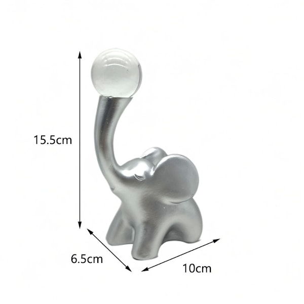 Elefant ornamenter heldig elefant krystalkugle TV vinskab veranda stue dekoration let luksus high-end housewarming julegave