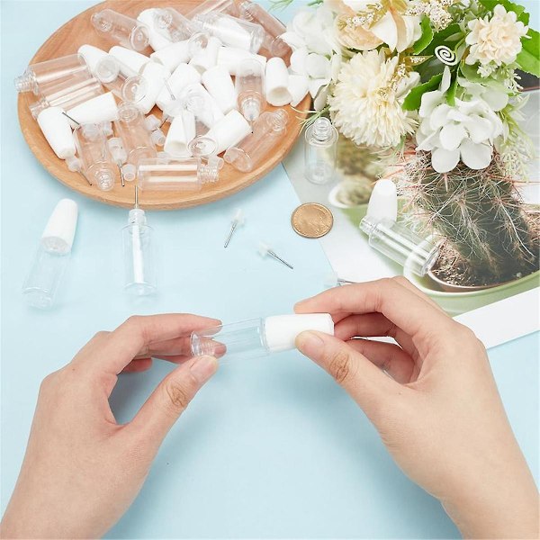 20 stk. Præcisionsspids Applikatorflasker, 10 ml/0,34 oz Dispenseringsnål PET Tom Limflaske