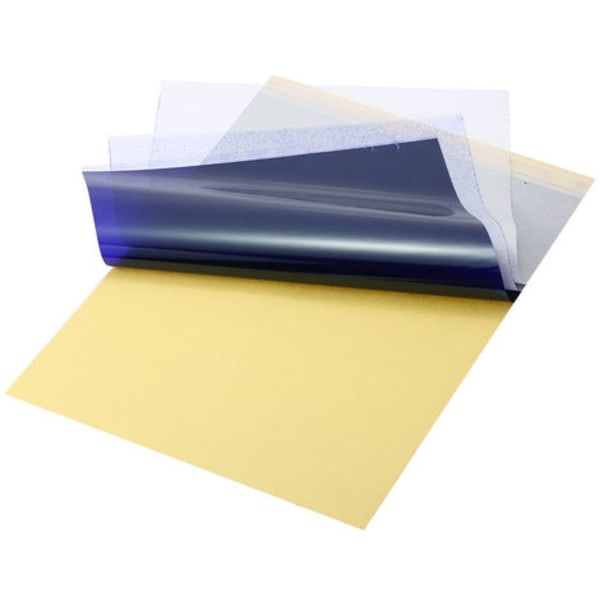 Tatueringsöverföringspapper 100 Ark Tatueringsstencilpapper Termiskt Stencilpapper för Hud A4-storlek