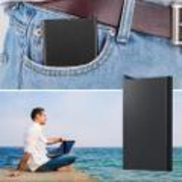 Pop-up kortholder i aluminium med RFID-beskyttelse Black
