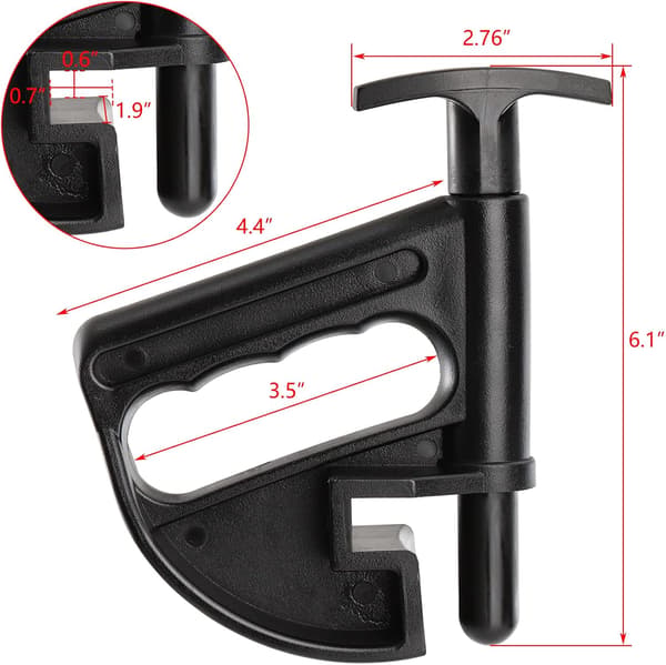 4-pack Däckbytesverktyg Nylon Däckklämma Drop Center Verktyg Universal Hjul Brytjärn Däckbytesverktyg Hjulbyteshjälp Heavy Duty