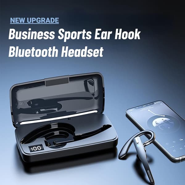 Trådløse Bluetooth-hovedtelefoner Over Ear med mikrofon, støjreducerende, foldbart design til iOS Android PC Laptop Tablet