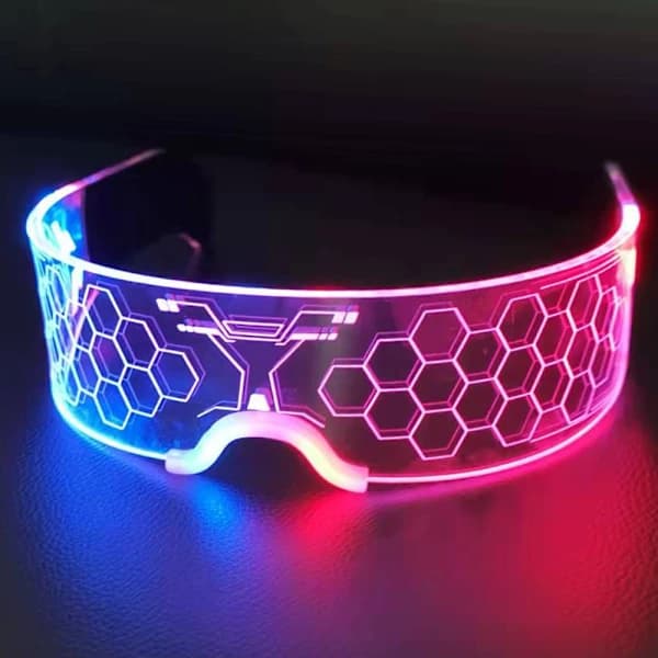 QD-LED-briller Lysende briller LED-visirbriller, Lysbriller stil 4