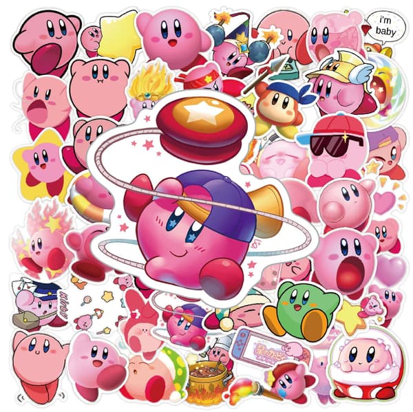 #50 Kirby DIY luovat tarrat#