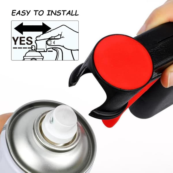 Set med 2 färgsprutstillbehör pistolgrepp och flashhållare sprutpistolhållare