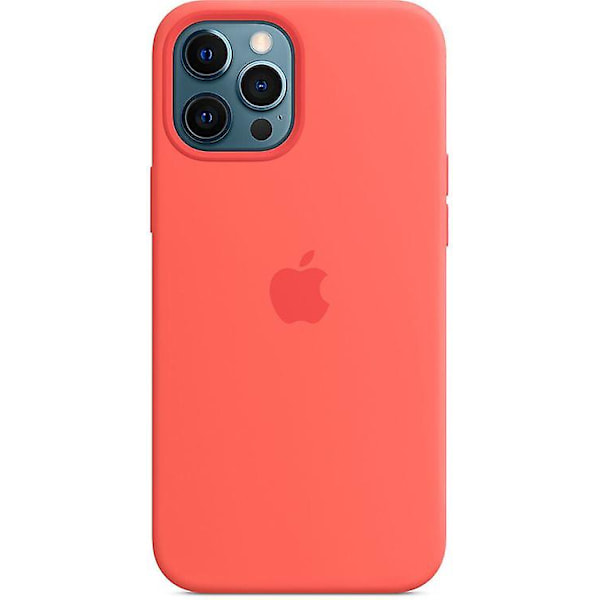 Apple MHL93ZM/A MagSafe Silikondeksel for iPhone 12 Pro Max - Sitronrosa