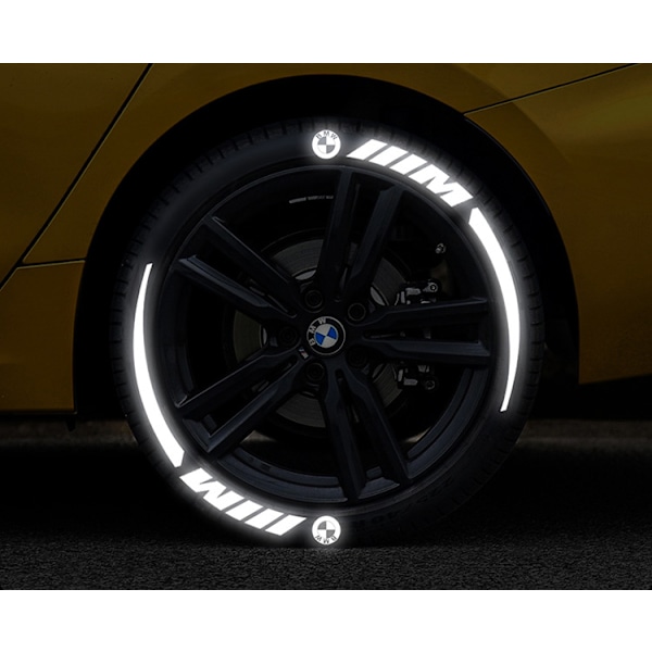3D reflekterende hjulklistremerker for bil, motorsykkel og sykkel (Audi AUDI) 1 sett