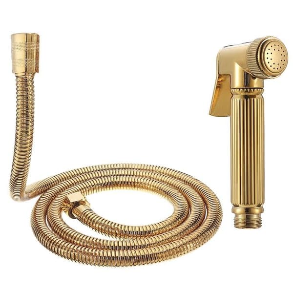 Toalett Dusj Bidet Bærbar Veggmontert Spray/Sprayhode/Hånddusj Gull