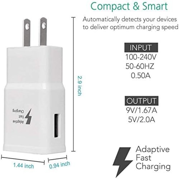 USB-vægadapter til Samsung Adaptive Fast Charging til Samsung Galaxy