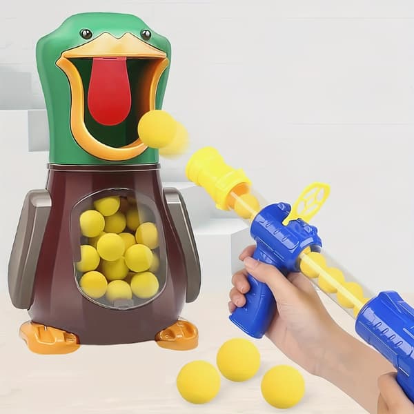 Luftdrivet ankskjutningsspel för utomhuslek 2 Gun + 24 Soft bullet