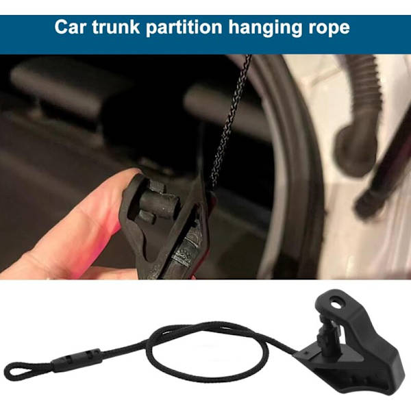 1x Replacement Left Parcel Shelf String 8v4867667 Compatible with Audi A3/S3 2013-2016 Strap for Black Rear Parcel Shelf