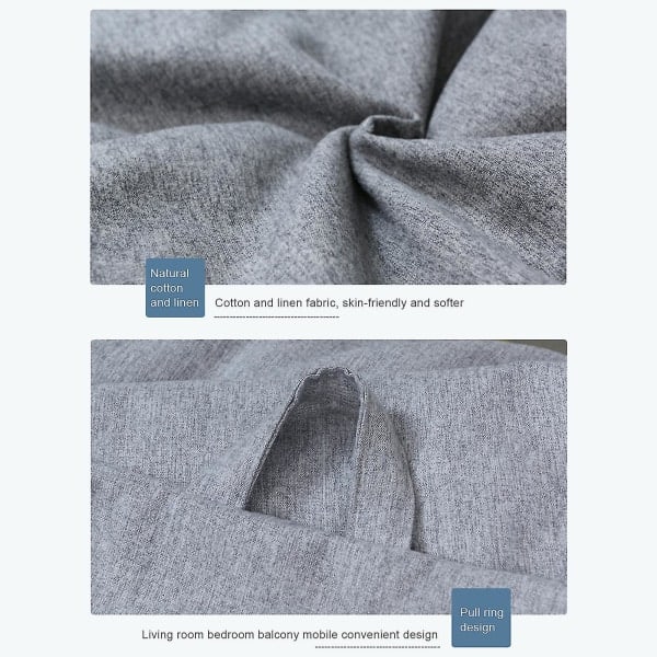 Nyt design ekstra store sækkestole Sofabetræk indendørs Lazy Lounger til voksne børn Hotsale Høj kvalitet Grå 100 * 120cm_ca Grå Gray 100 * 120cm