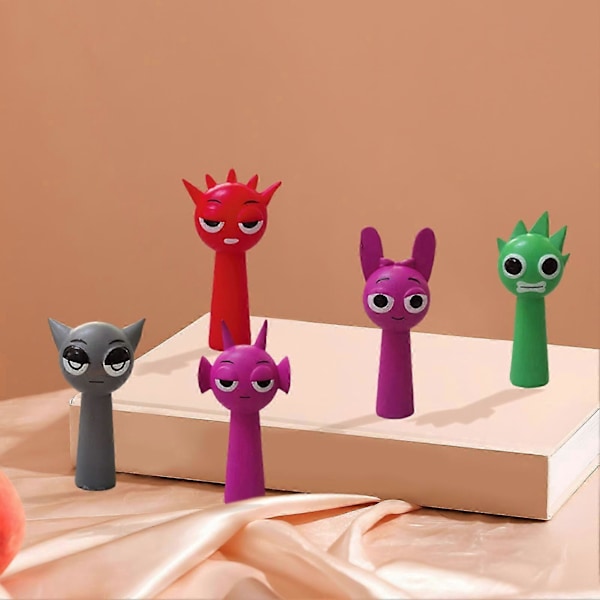 Sprunki Actionfigurer, Legetøj, Kontorfigurer, Dekoration, Gaver til Børn