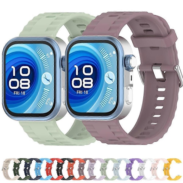 Snabbfäste Silikonarmband för Huawei Watch Fit 4 Pro I6 (FCC) Vit{hh}