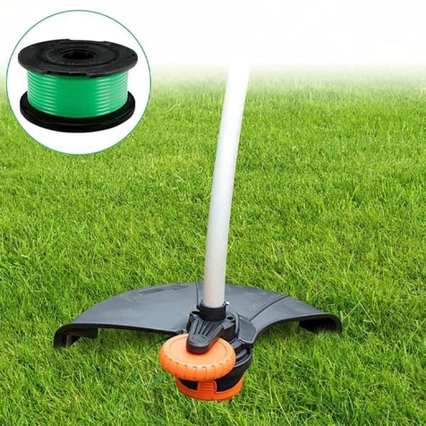 4-pakning erstatningsspoler for BLACK+DECKER GL7033, GL8033, GL9035 gresstrimmer, 4 x 6 m grønn nylontråd, GH3000