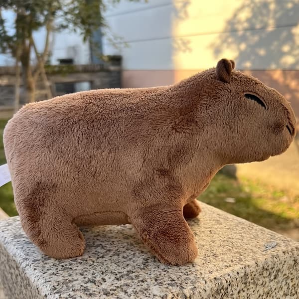 22,35 cm Kapybara Pehmolelu Pehmeä Täytetty Eläinlahja Brown