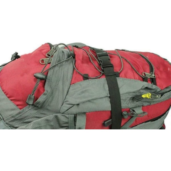 25mm Nylon Kraftige Stropper med Spenner Bagasjestropper Bruksstropp 150 cm Svart 4 stk