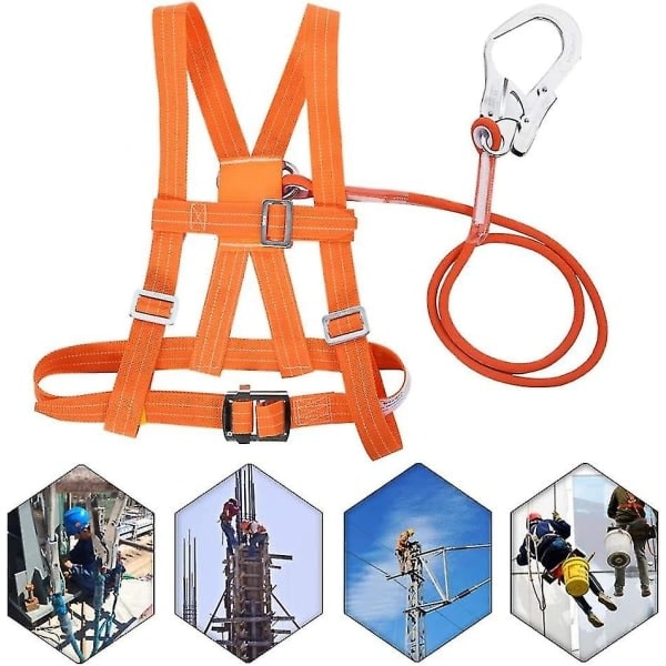 Säkerhetssele kit, fallskydd Säkerhetssele Arbete på höjd Fallskyddssele (3m stort spänne){hh}