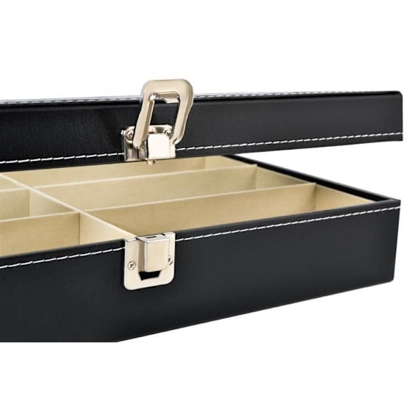 Glasögonbox med 8 fack / Glasögonförvaring - Glasögonförvaring Svart